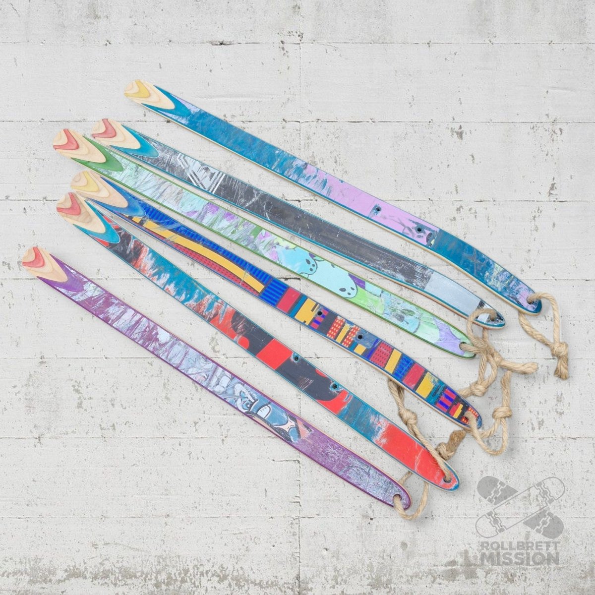 Skateback Upcycling Schuhlöffel XL Skateboard Schuhanzieher - Schmuck - Rollbrett Mission