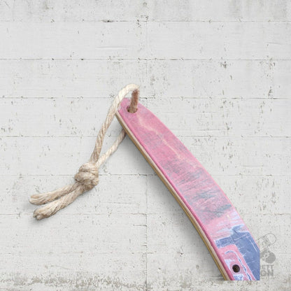 Skateback Upcycling Schuhlöffel XL Skateboard Schuhanzieher - Schmuck - Rollbrett Mission