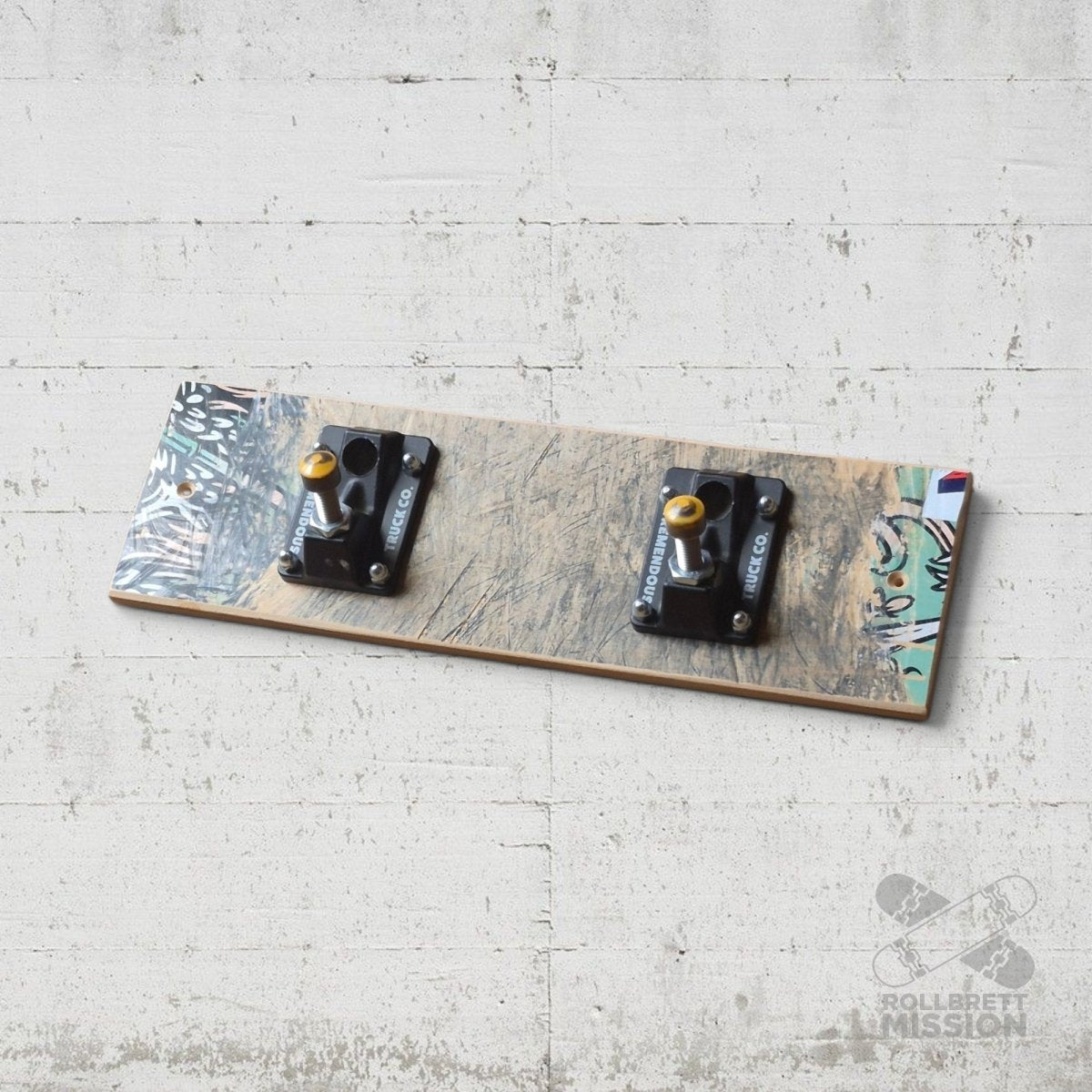 Skateback Upcycling Skateboard - Garderobe klein 4 - Schmuck - Rollbrett Mission