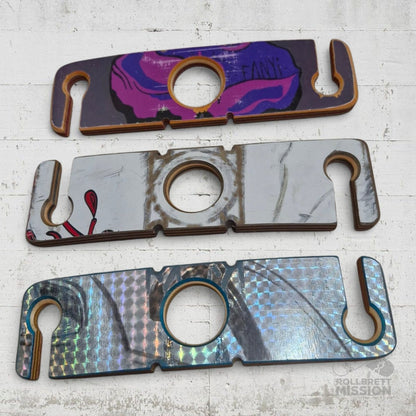 Skateback Upcycling Weinbutler - Schmuck - Rollbrett Mission