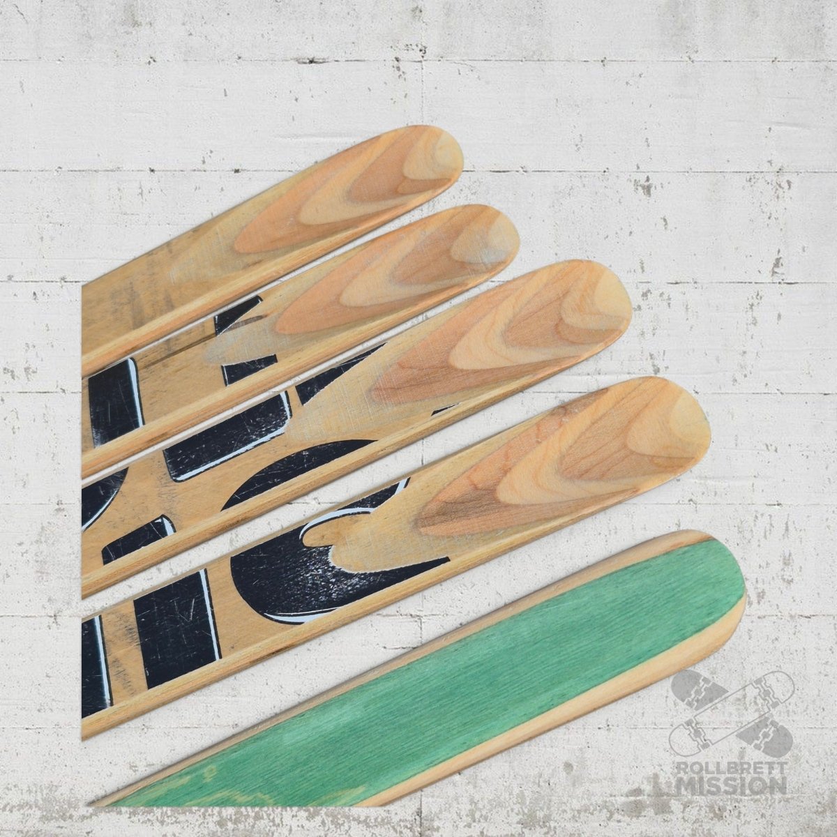 Skateback x Rollbrett Mission 3D Upcycling Schuhlöffel XL Skateboard Schuhanzieher - Schmuck - Rollbrett Mission