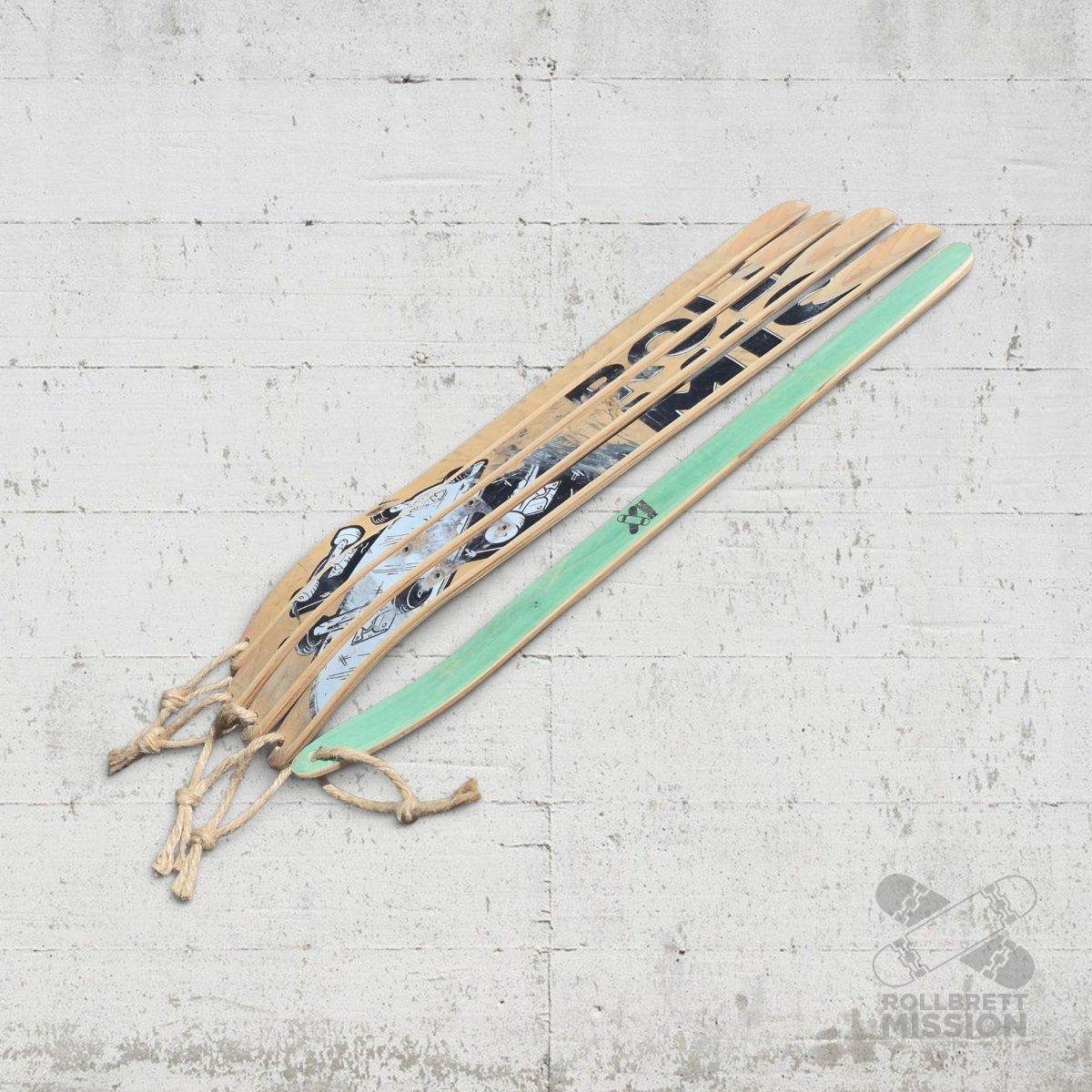Skateback x Rollbrett Mission 3D Upcycling Schuhlöffel XL Skateboard Schuhanzieher - Schmuck - Rollbrett Mission