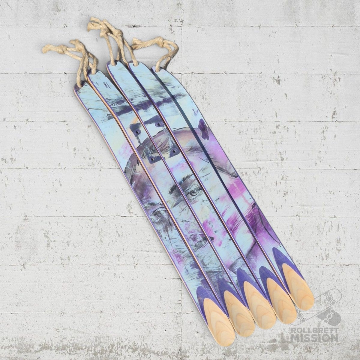 Skateback x Rollbrett Mission Fiala Upcycling Schuhlöffel XL Skateboard Schuhanzieher - Schmuck - Rollbrett Mission