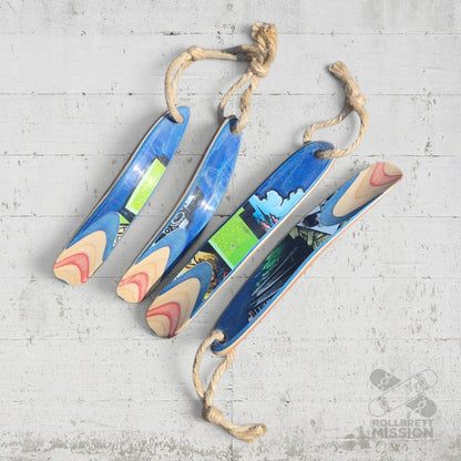 Skateback x Rollbrett Mission Upcycling Schuhlöffel SMALL Skateboard Schuhanzieher - Schmuck - Rollbrett Mission