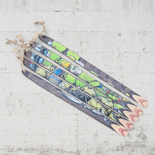 Skateback x Rollbrett Mission Upcycling Schuhlöffel XL Skateboard Schuhanzieher - Schmuck - Rollbrett Mission
