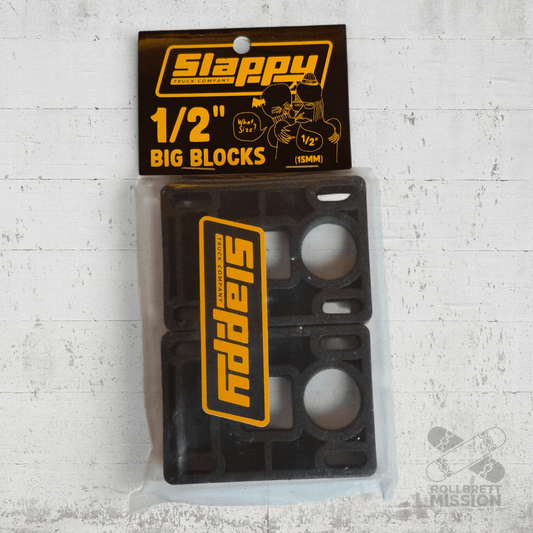 Slappy 1/2" 15mm Big Blocks Riserpads - Skateboard - Kleinteile - Rollbrett Mission