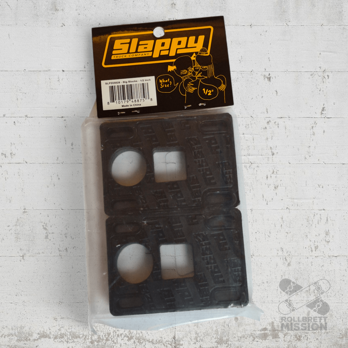 Slappy 1/2" 15mm Big Blocks Riserpads - Skateboard - Kleinteile - Rollbrett Mission