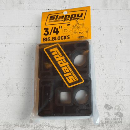 Slappy 3/4" 20mm Big Blocks Riserpads - Skateboard - Kleinteile - Rollbrett Mission