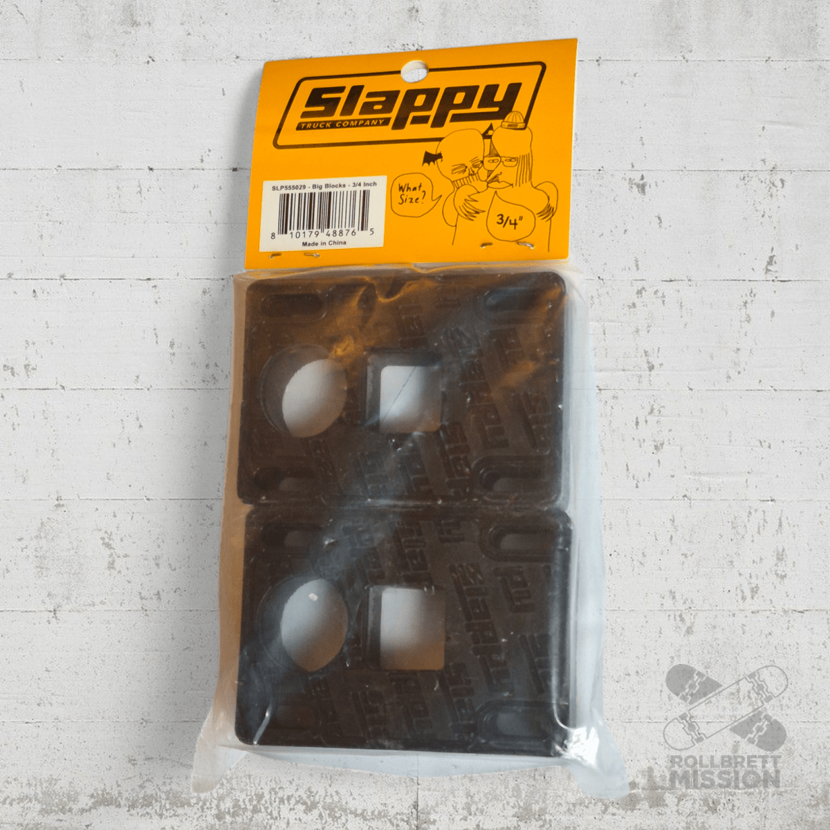Slappy 3/4" 20mm Big Blocks Riserpads - Skateboard - Kleinteile - Rollbrett Mission
