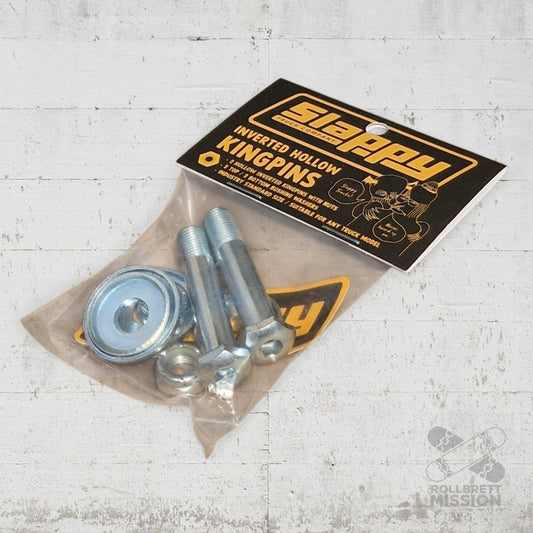 Slappy Inverted Hollow Kingpins Set - Skateboard - Kleinteile - Rollbrett Mission