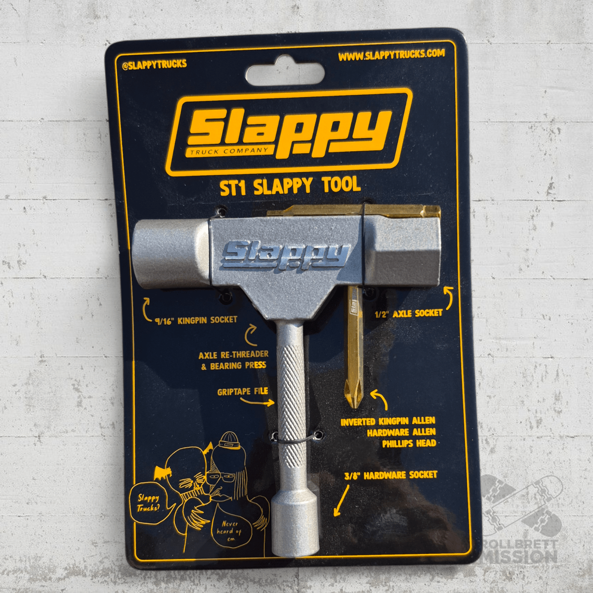 Slappy ST1 Tool Rethreader Bearing Press Werkzeug silver - Rollbrett Mission