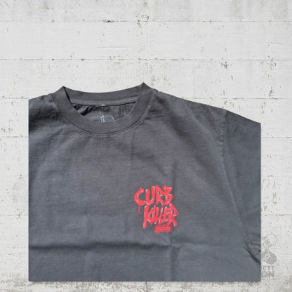 Slappy T-Shirt Curb Killer II smoke grey - Rollbrett Mission