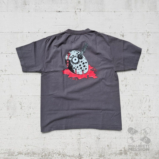 Slappy T-Shirt Curb Killer II smoke grey - Rollbrett Mission