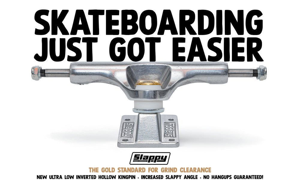 Slappy Truck 8.5 Ultra Low Inverted Hollow polished - Skateboard - Achsen - Rollbrett Mission