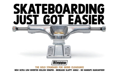 Slappy Truck 8.5 Ultra Low Inverted Hollow polished - Skateboard - Achsen - Rollbrett Mission