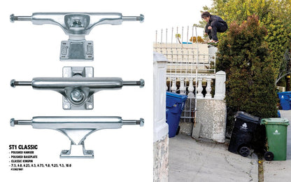 Slappy Truck 9.25 ST1 Classic polished - Skateboard - Achsen - Rollbrett Mission