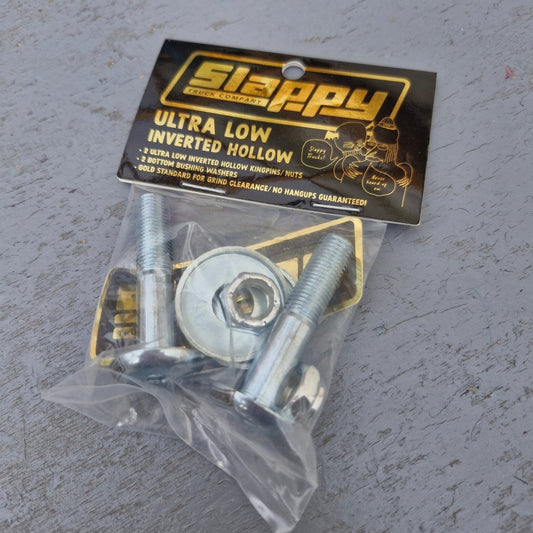 Slappy Ultra Low Inverted Hollow Kingpins Set - Skateboard - Kleinteile - Rollbrett Mission