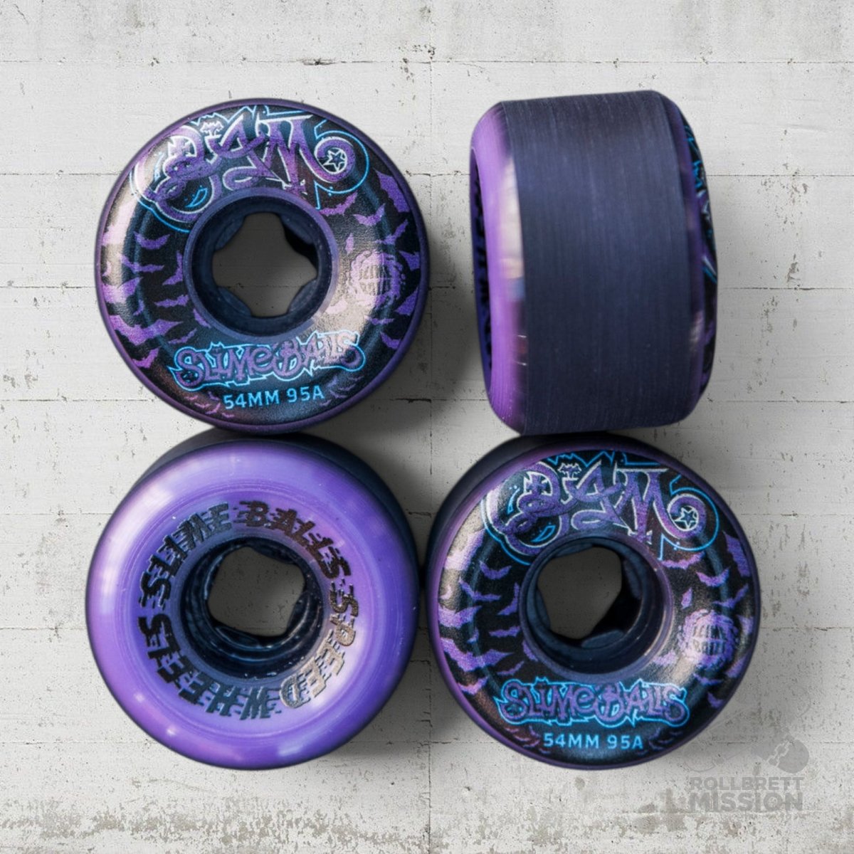 Slime Balls Bam Margera Guest Hardline 54mm 95A Wheels - Skateboard-Rollen - Rollbrett Mission