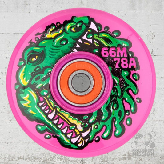 Slime Balls Gator Swamp Spew Light Ups 78a 66mm Skateboard Wheels - Skateboard - Rollen - Rollbrett Mission