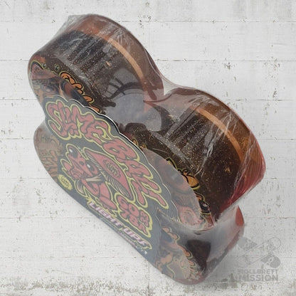 Slime Balls Light Ups 78a 60mm Frog Trips Red Glitter Skateboard Wheels - Skateboard - Rollen - Rollbrett Mission