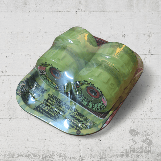 Slime Balls Light Ups 78a 60mm SB Cafe slime green Skateboard Wheels - Skateboard - Rollen - Rollbrett Mission