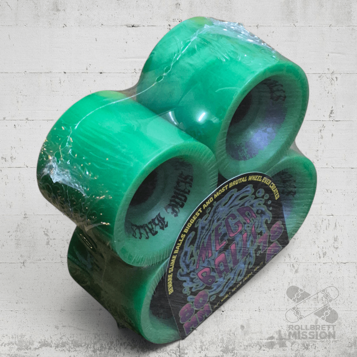 Slime Balls Mega Balls 78a 80mm Skateboard Wheels - Skateboard - Rollen - Rollbrett Mission