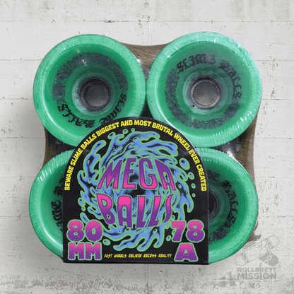 Slime Balls Mega Balls 78a 80mm Skateboard Wheels - Skateboard - Rollen - Rollbrett Mission