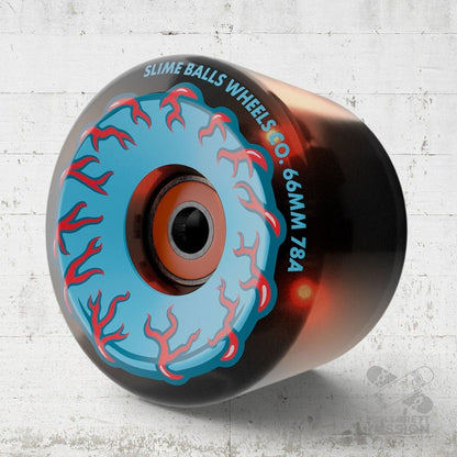 Slime Balls Prayer Candle Light Ups 78a 66mm Skateboard Wheels incl. Bearings - Skateboard-Rollen - Rollbrett Mission