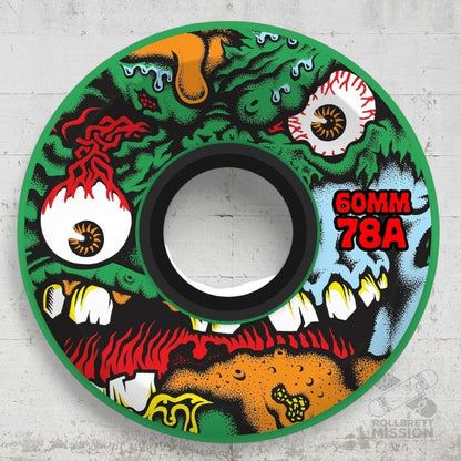 Slime Balls Roskopp Face Two Reissue 78a 60mm Skateboard Wheels - Skateboard - Rollen - Rollbrett Mission