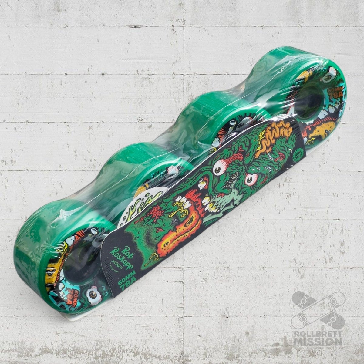 Slime Balls Roskopp Face Two Reissue 78a 60mm Skateboard Wheels - Skateboard - Rollen - Rollbrett Mission