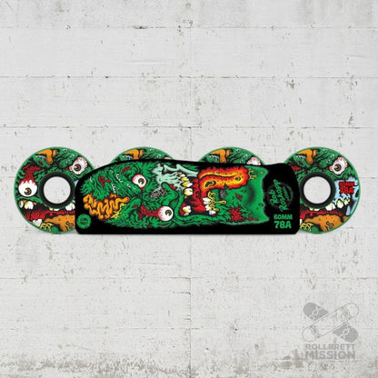 Slime Balls Roskopp Face Two Reissue 78a 60mm Skateboard Wheels - Skateboard - Rollen - Rollbrett Mission