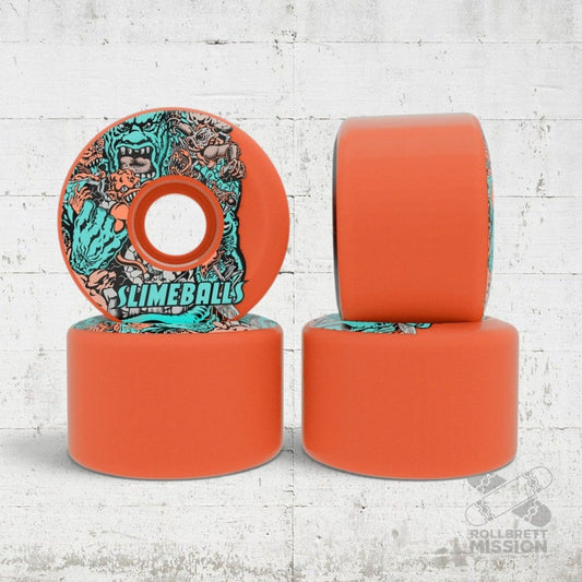 Slime Balls Roskopp Five Reissue 78a 60mm Skateboard Wheels - Skateboard-Rollen - Rollbrett Mission