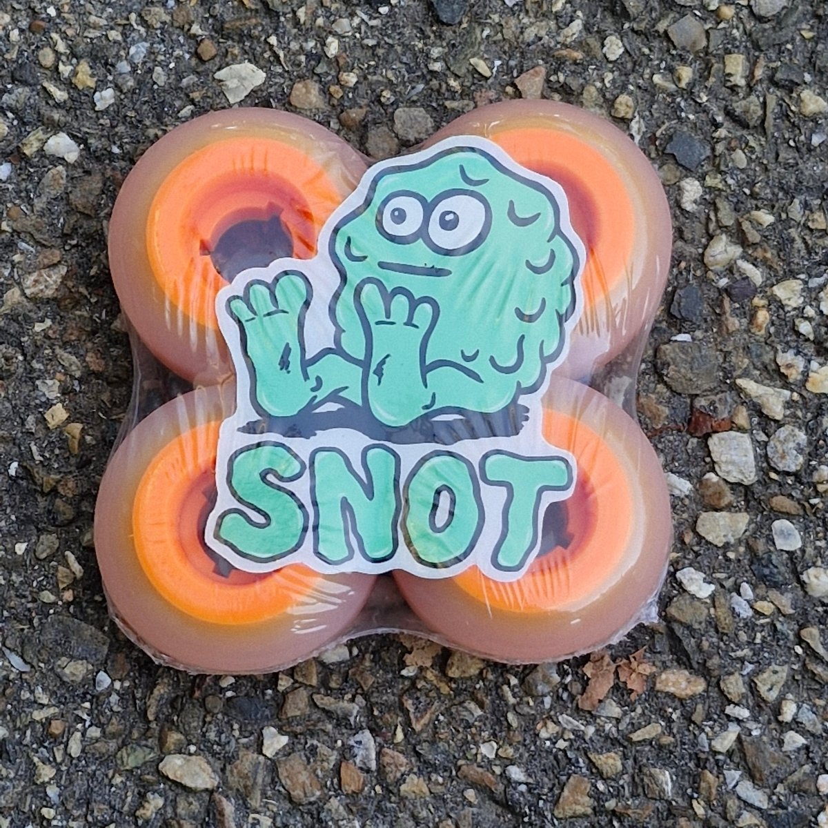 Snot Wheels Boogerthane 99A 52mm Glow in the Dark - Skateboard - Rollen - Rollbrett Mission