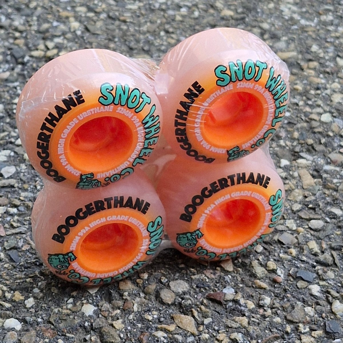 Snot Wheels Boogerthane 99A 52mm Glow in the Dark - Skateboard - Rollen - Rollbrett Mission