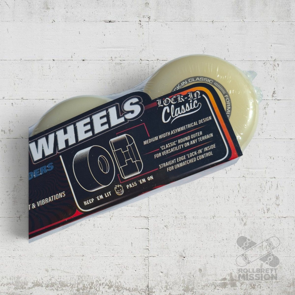 Spitfire 93s F4 Ishod Wair Lock-In Classic 54mm 93A Wheels - Skateboard-Rollen - Rollbrett Mission