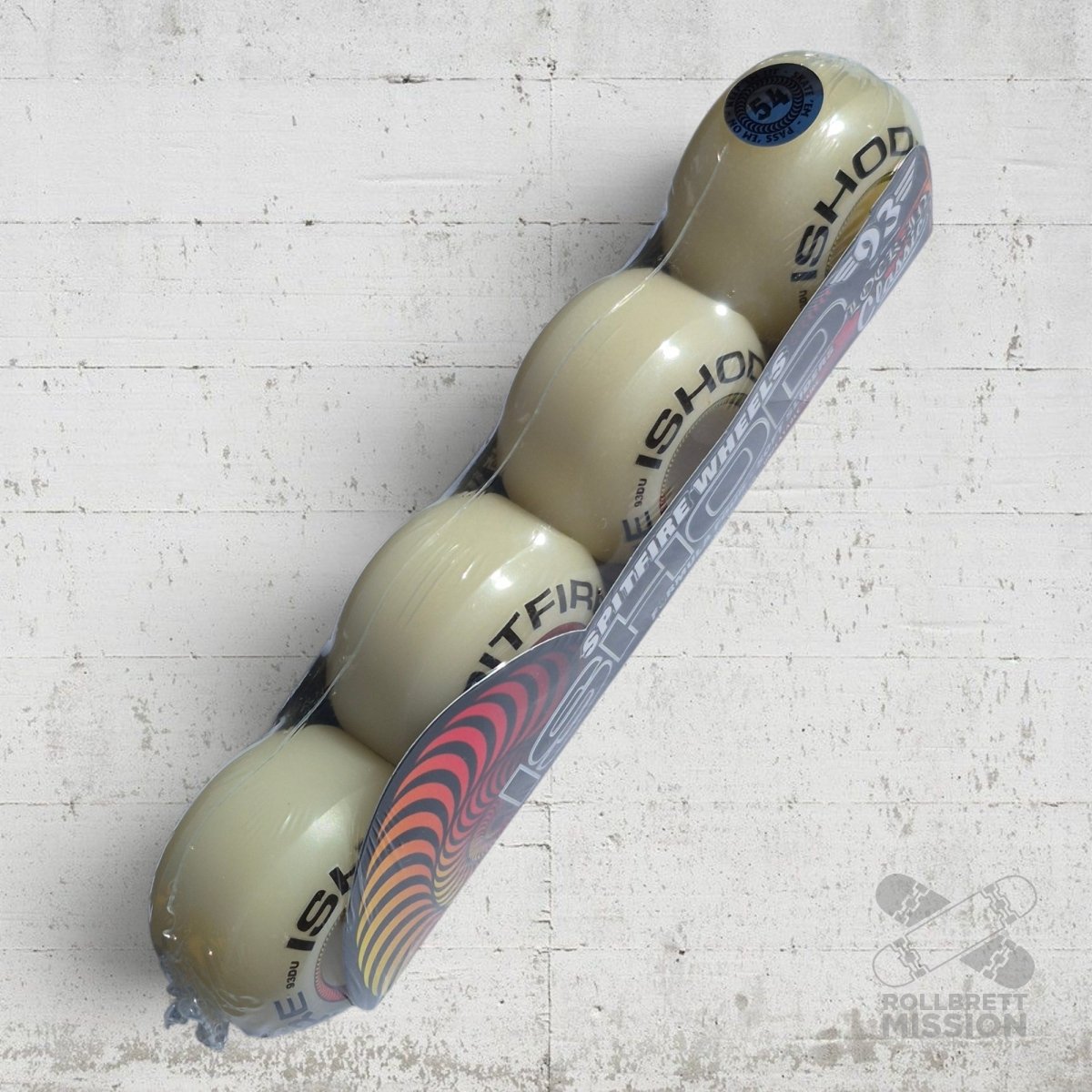Spitfire 93s F4 Ishod Wair Lock-In Classic 54mm 93A Wheels - Skateboard-Rollen - Rollbrett Mission