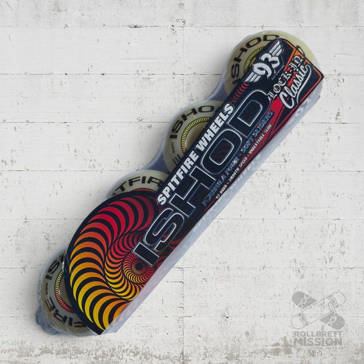 Spitfire 93s F4 Ishod Wair Lock-In Classic 54mm 93A Wheels - Skateboard-Rollen - Rollbrett Mission