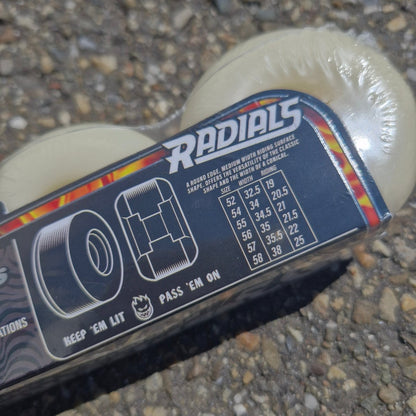 Spitfire 93s F4 Radials 56mm 93A Wheels - Skateboard - Rollen - Rollbrett Mission