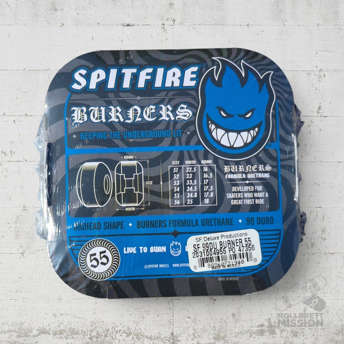 Spitfire Burners Bighead 99A Wheels - Skateboard-Rollen - Rollbrett Mission