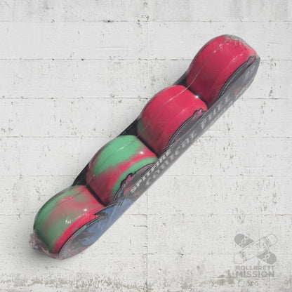 Spitfire F4 53mm 99A Conical Full teal pink swirl Wheels - Skateboard-Rollen - Rollbrett Mission
