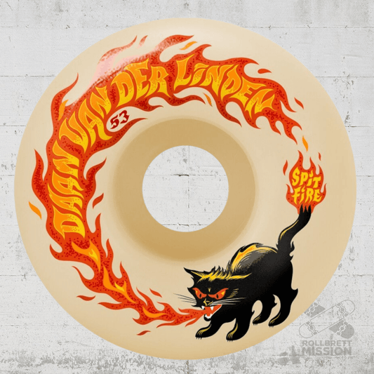 Spitfire F4 53mm 99A Daan Pyrocat Classic Wheels - Skateboard - Rollen - Rollbrett Mission