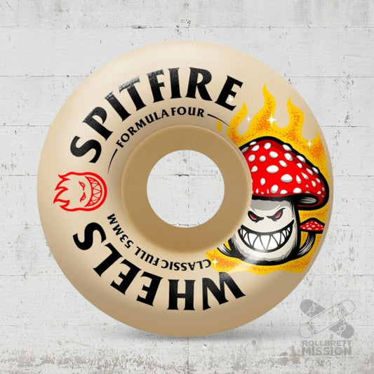 Spitfire F4 53mm 99A Shroom Bighead Classic Full Wheels - Skateboard - Rollen - Rollbrett Mission
