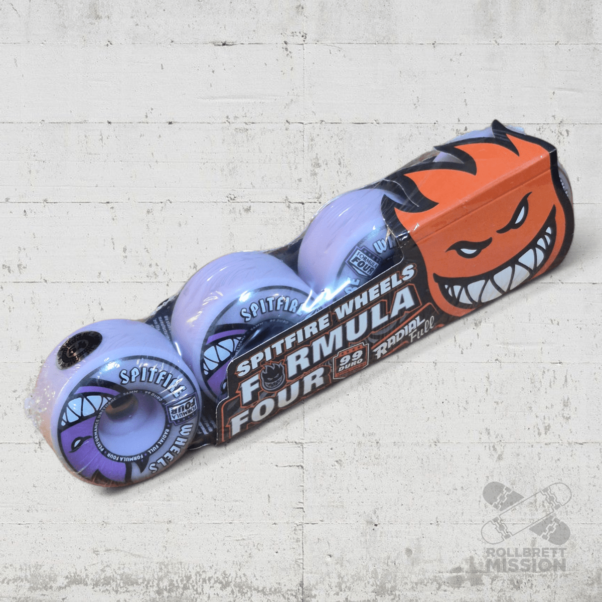 Spitfire F4 54mm 99A Radial Full Purple Wheels - Skateboard - Rollen - Rollbrett Mission