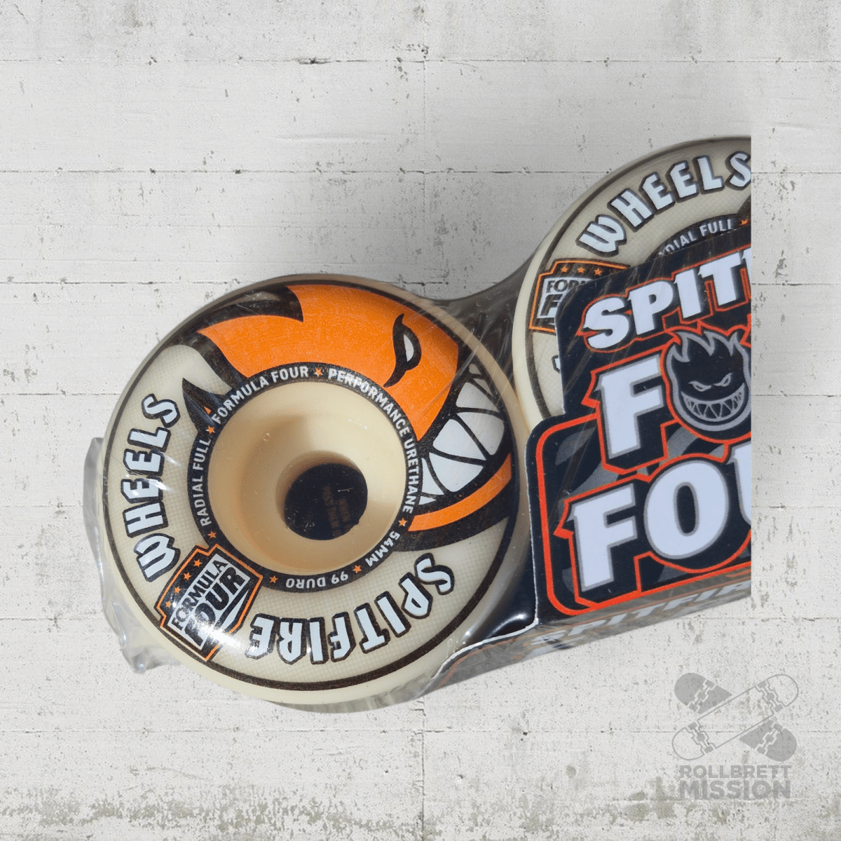 Spitfire F4 54mm 99A Radial Full Wheels - Skateboard - Rollen - Rollbrett Mission