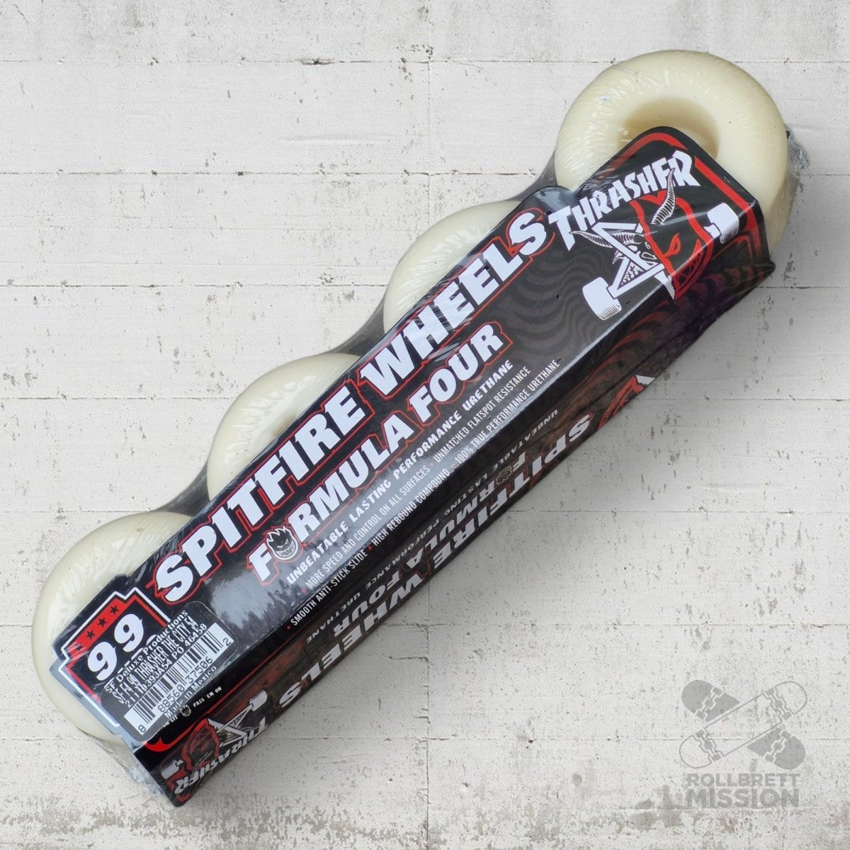 Spitfire F4 54mm 99A Radial Full x Thrasher The City Wheels - Skateboard - Rollen - Rollbrett Mission