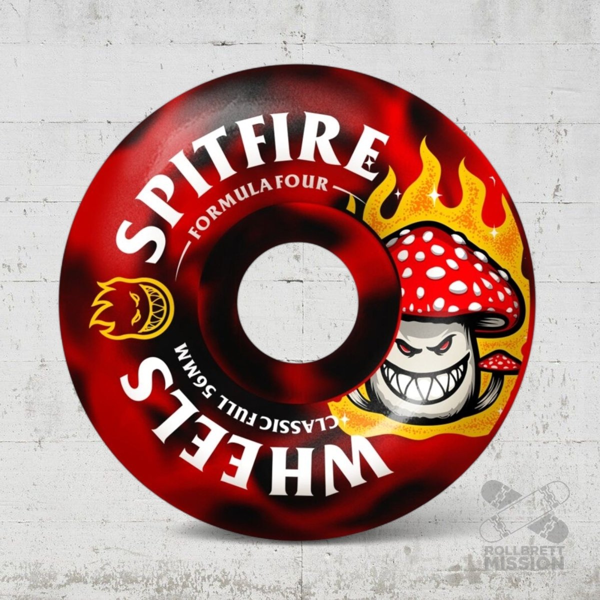Spitfire F4 56mm 99A Shroom Bighead Classic Full Wheels - Skateboard - Rollen - Rollbrett Mission
