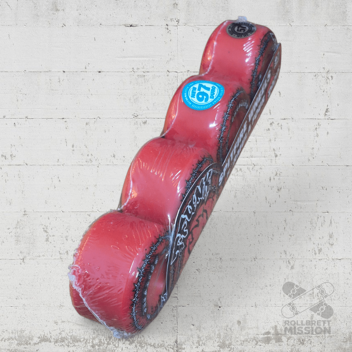 Spitfire F4 57mm 97A Radial Full T - Funk Raw Wheels - Skateboard - Rollen - Rollbrett Mission