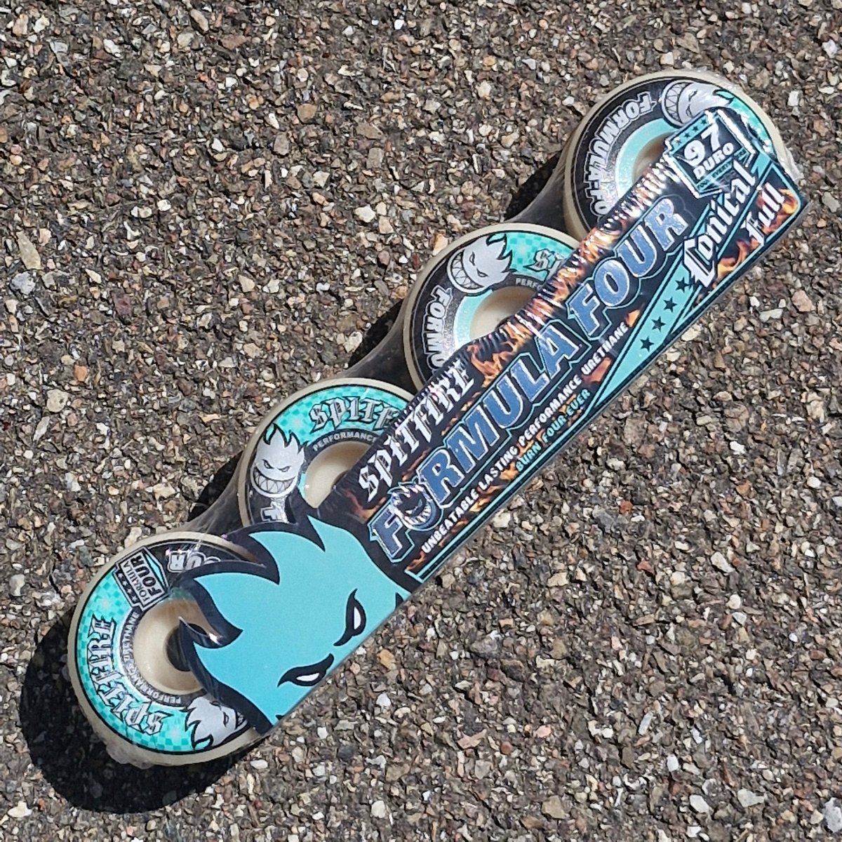Spitfire F4 97A 56mm Conical Full Wheels - Skateboard - Rollen - Rollbrett Mission
