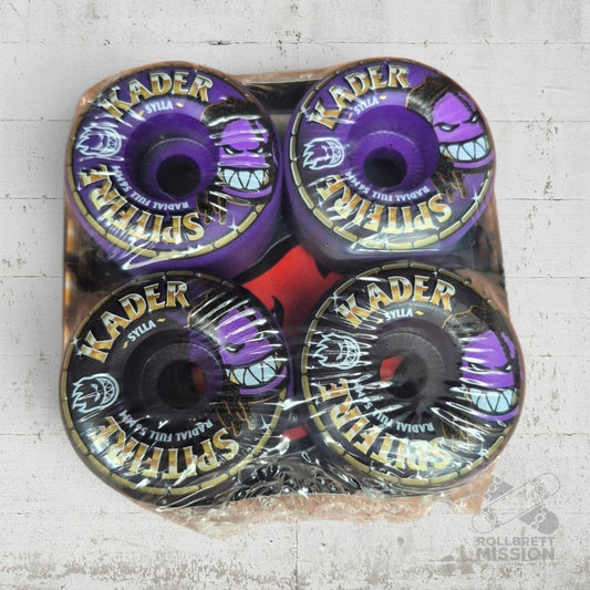 Spitfire F4 Kader Rolly Swirl Radial Full 56mm 99A Wheels - Skateboard-Rollen - Rollbrett Mission