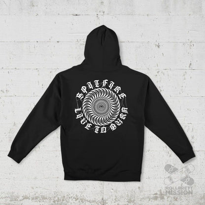 Spitfire Hoodie Web Classic black - Shirts & Tops - Rollbrett Mission